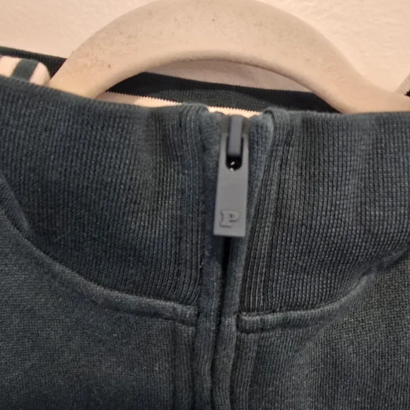 PINK Victoria's Secret Teal Quarter-Zip Pullover Size Xxl Nwt - Picture 5 of 7